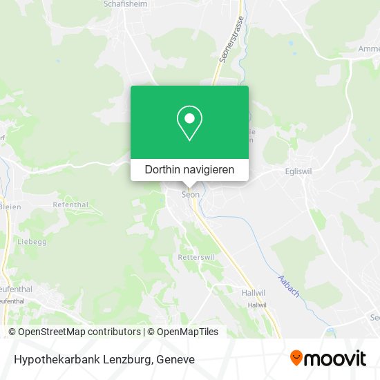 Hypothekarbank Lenzburg Karte