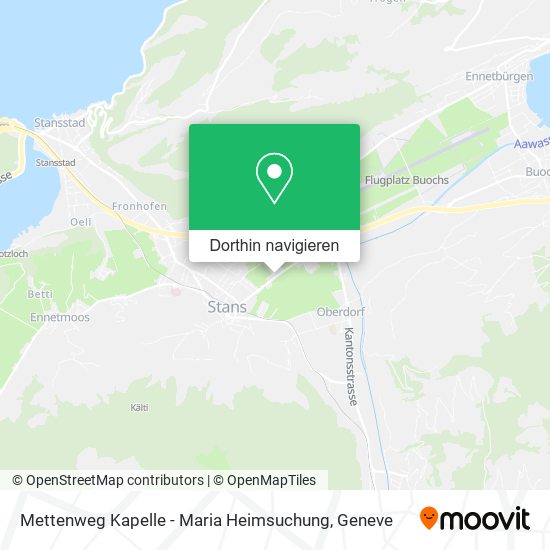 Mettenweg Kapelle - Maria Heimsuchung Karte