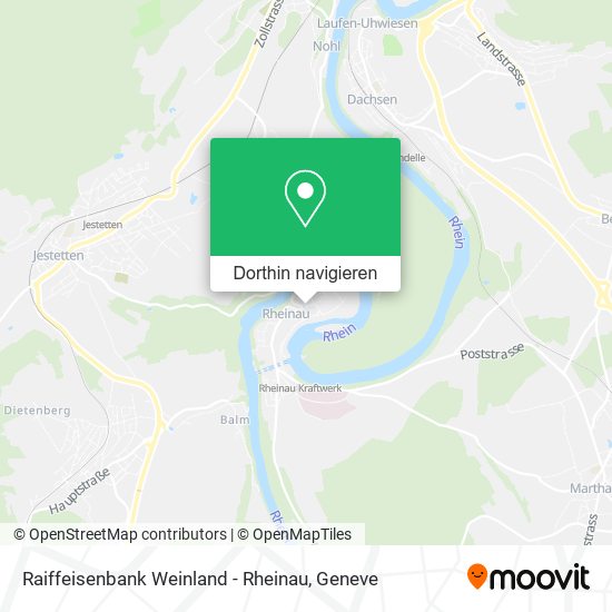 Raiffeisenbank Weinland - Rheinau Karte