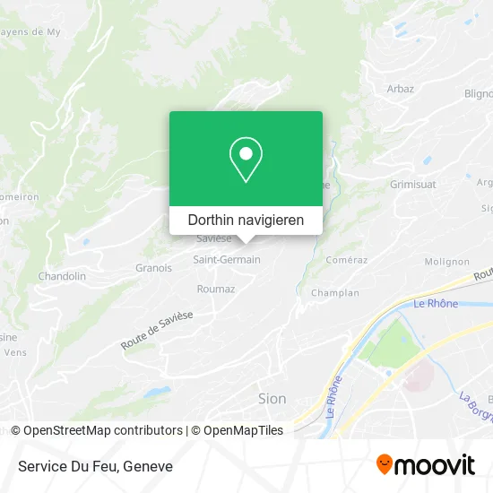 Service Du Feu Karte