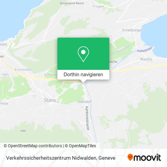 Verkehrssicherheitszentrum Nidwalden Karte