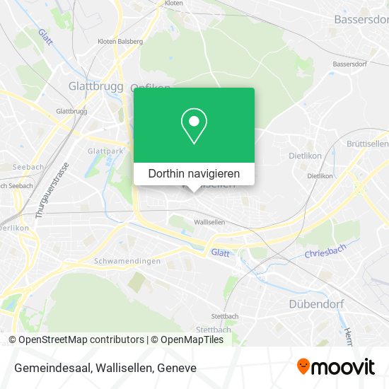 Gemeindesaal, Wallisellen Karte