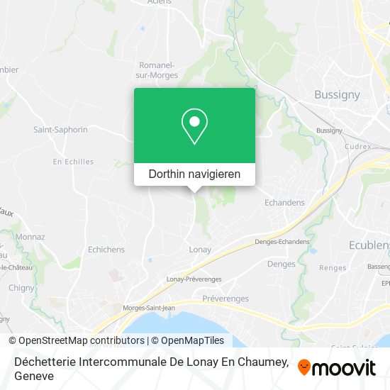 Déchetterie Intercommunale De Lonay En Chaumey Karte