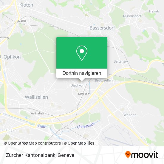 Zürcher Kantonalbank Karte