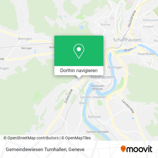 Gemeindewiesen Turnhallen Karte