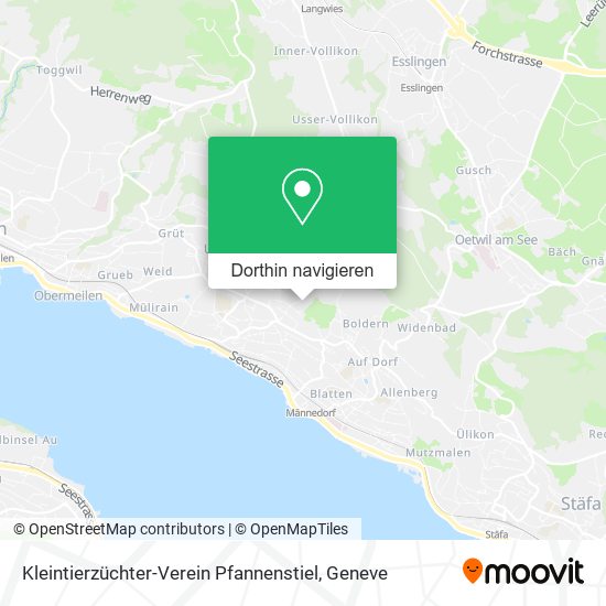Kleintierzüchter-Verein Pfannenstiel Karte