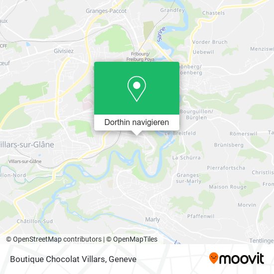 Boutique Chocolat Villars Karte
