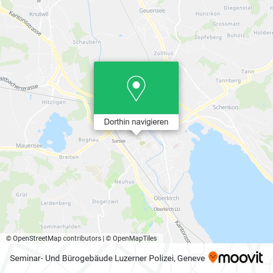 Seminar- Und Bürogebäude Luzerner Polizei Karte