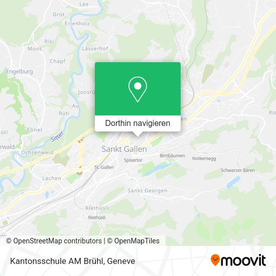 Kantonsschule AM Brühl Karte