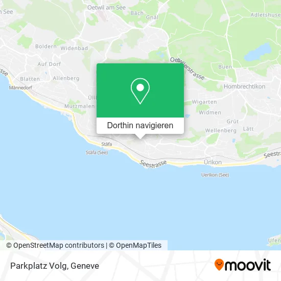 Parkplatz Volg Karte