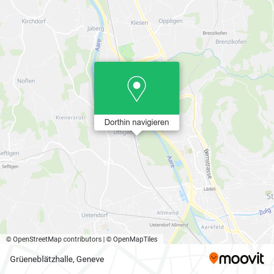 Grüeneblätzhalle Karte