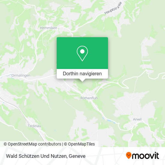 Wald Schützen Und Nutzen Karte