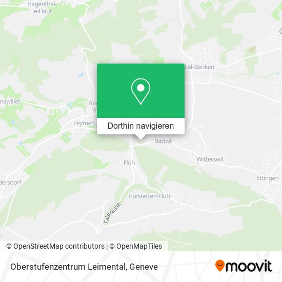 Oberstufenzentrum Leimental Karte