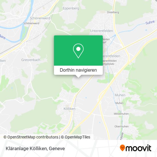 Kläranlage Kölliken Karte