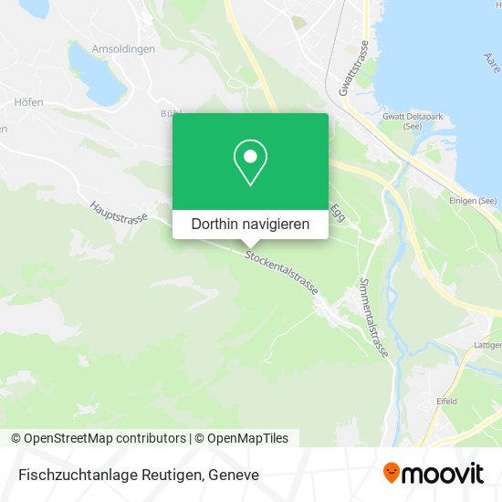 Fischzuchtanlage Reutigen Karte