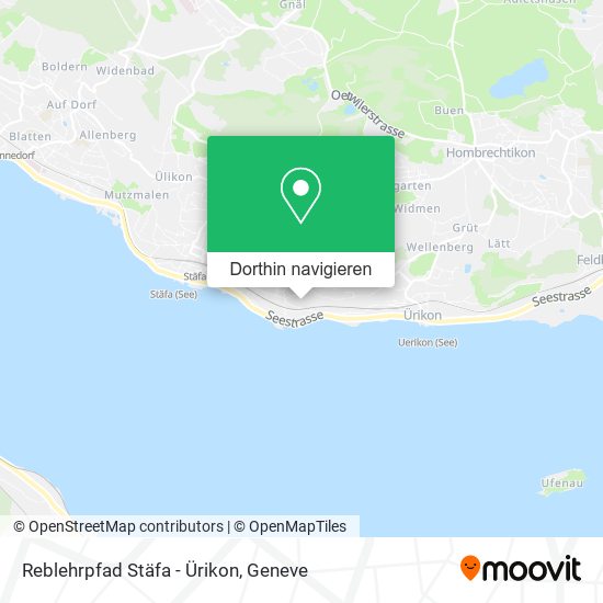 Reblehrpfad Stäfa - Ürikon Karte