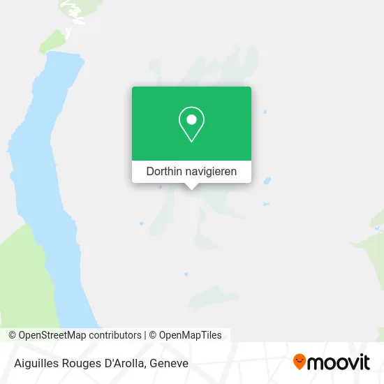 Aiguilles Rouges D'Arolla Karte