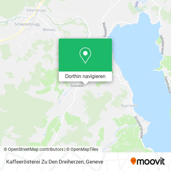 Kaffeerösterei Zu Den Dreiherzen Karte