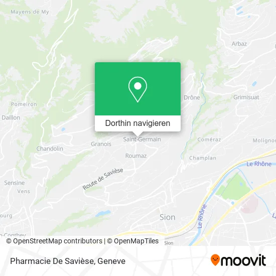 Pharmacie De Savièse Karte
