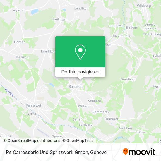 Ps Carrosserie Und Spritzwerk Gmbh Karte