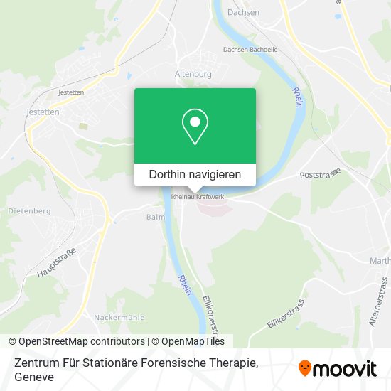 Zentrum Für Stationäre Forensische Therapie Karte
