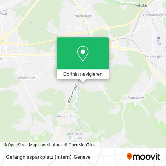 Gefängnissparkplatz (Intern) Karte