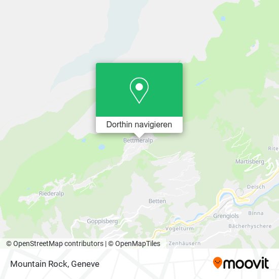 Mountain Rock Karte