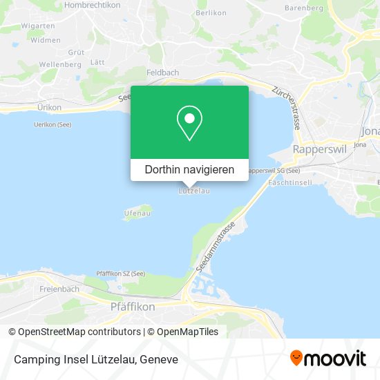 Camping Insel Lützelau Karte