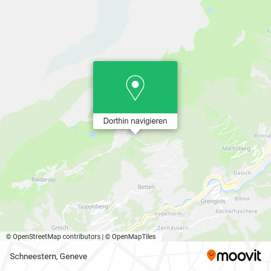Schneestern Karte