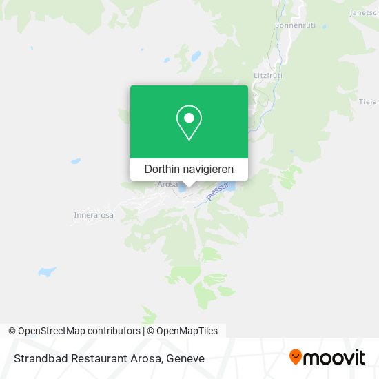 Strandbad Restaurant Arosa Karte