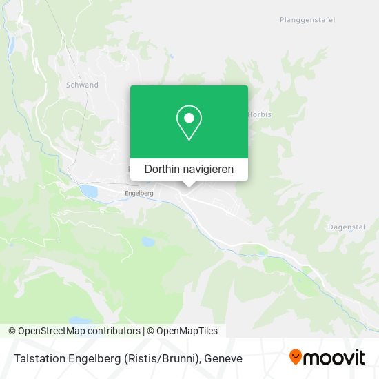 Talstation Engelberg (Ristis / Brunni) Karte