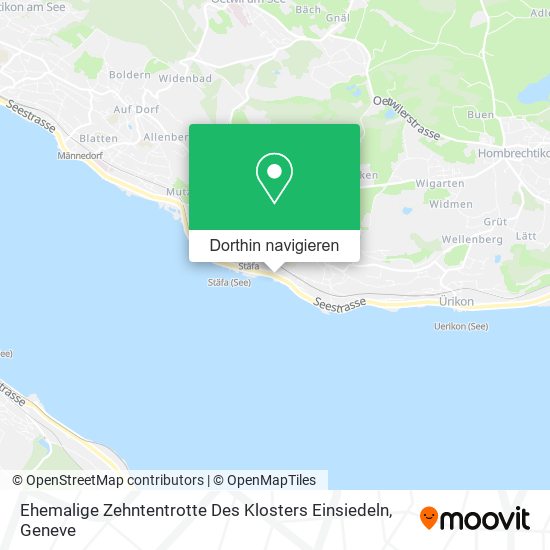 Ehemalige Zehntentrotte Des Klosters Einsiedeln Karte