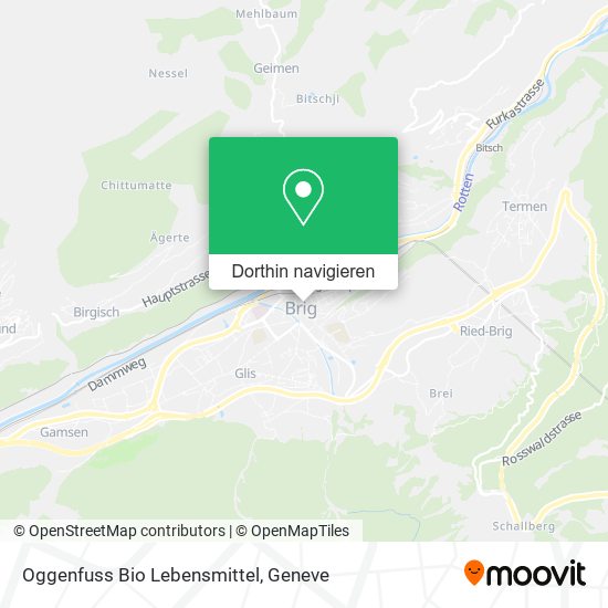 Oggenfuss Bio Lebensmittel Karte