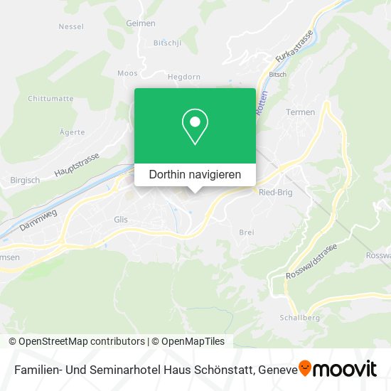 Familien- Und Seminarhotel Haus Schönstatt Karte