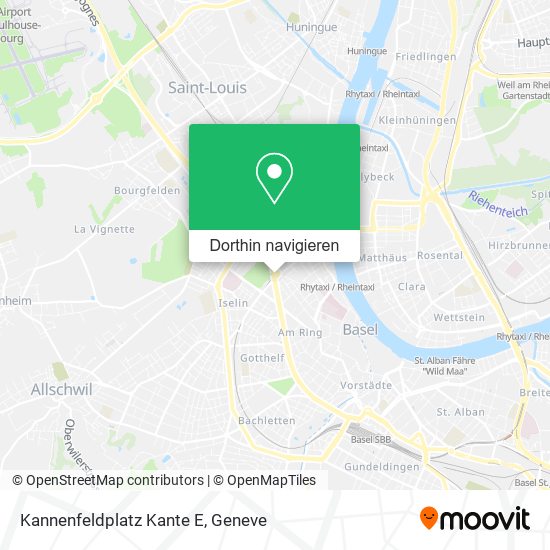 Kannenfeldplatz Kante E Karte