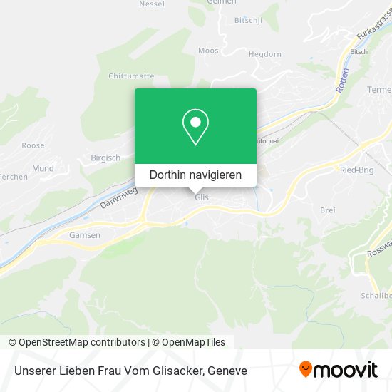 Unserer Lieben Frau Vom Glisacker Karte