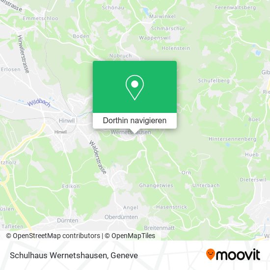 Schulhaus Wernetshausen Karte