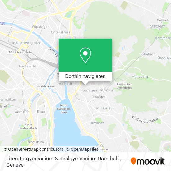 Literaturgymnasium & Realgymnasium Rämibühl Karte