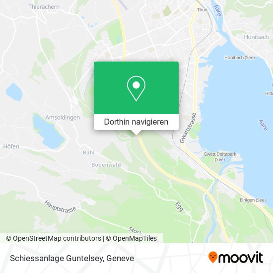Schiessanlage Guntelsey Karte