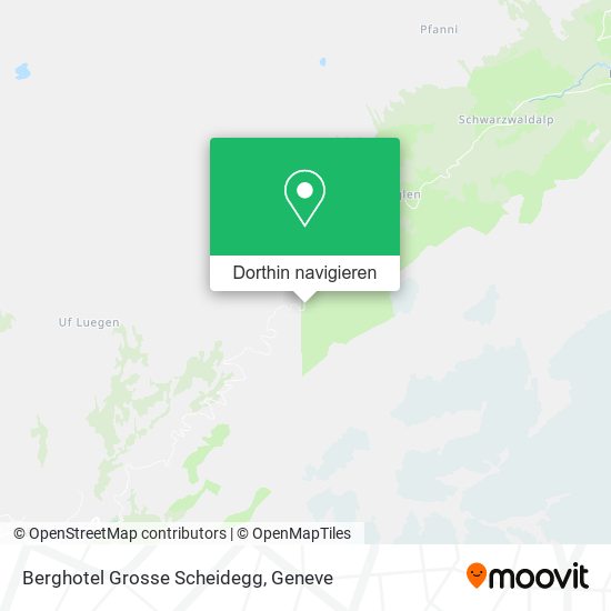 Berghotel Grosse Scheidegg Karte