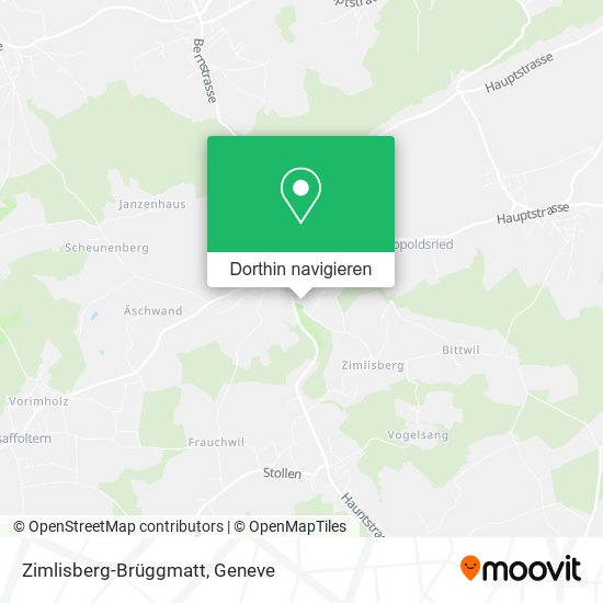 Zimlisberg-Brüggmatt Karte