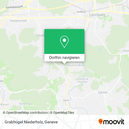 Grabhügel Niederholz Karte