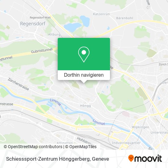 Schiesssport-Zentrum Hönggerberg Karte