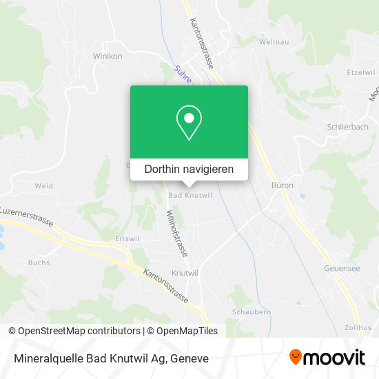 Mineralquelle Bad Knutwil Ag Karte