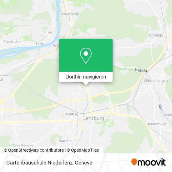Gartenbauschule Niederlenz Karte