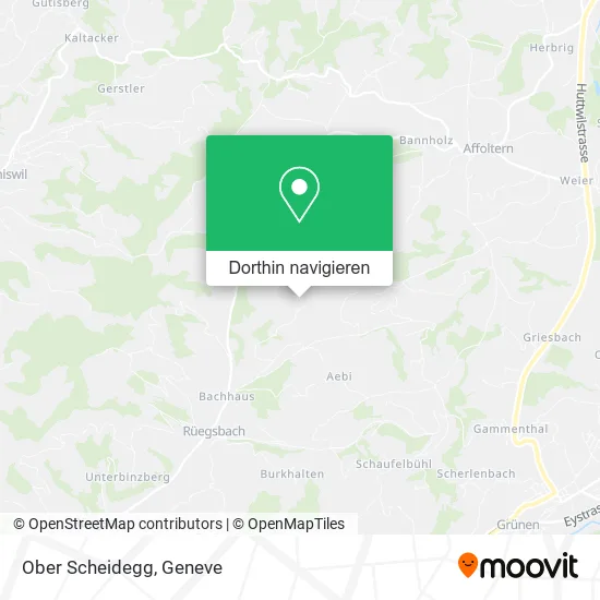 Ober Scheidegg Karte