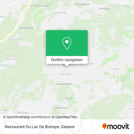 Restaurant Du Lac De Bretaye Karte
