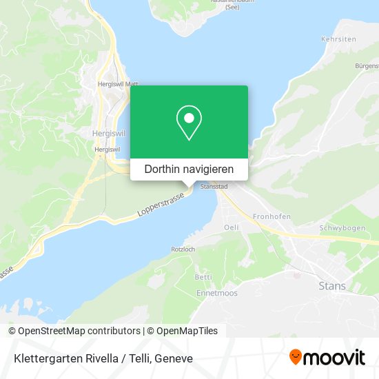 Klettergarten Rivella / Telli Karte