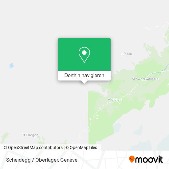 Scheidegg / Oberläger Karte