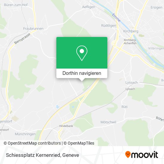 Schiessplatz Kernenried Karte
